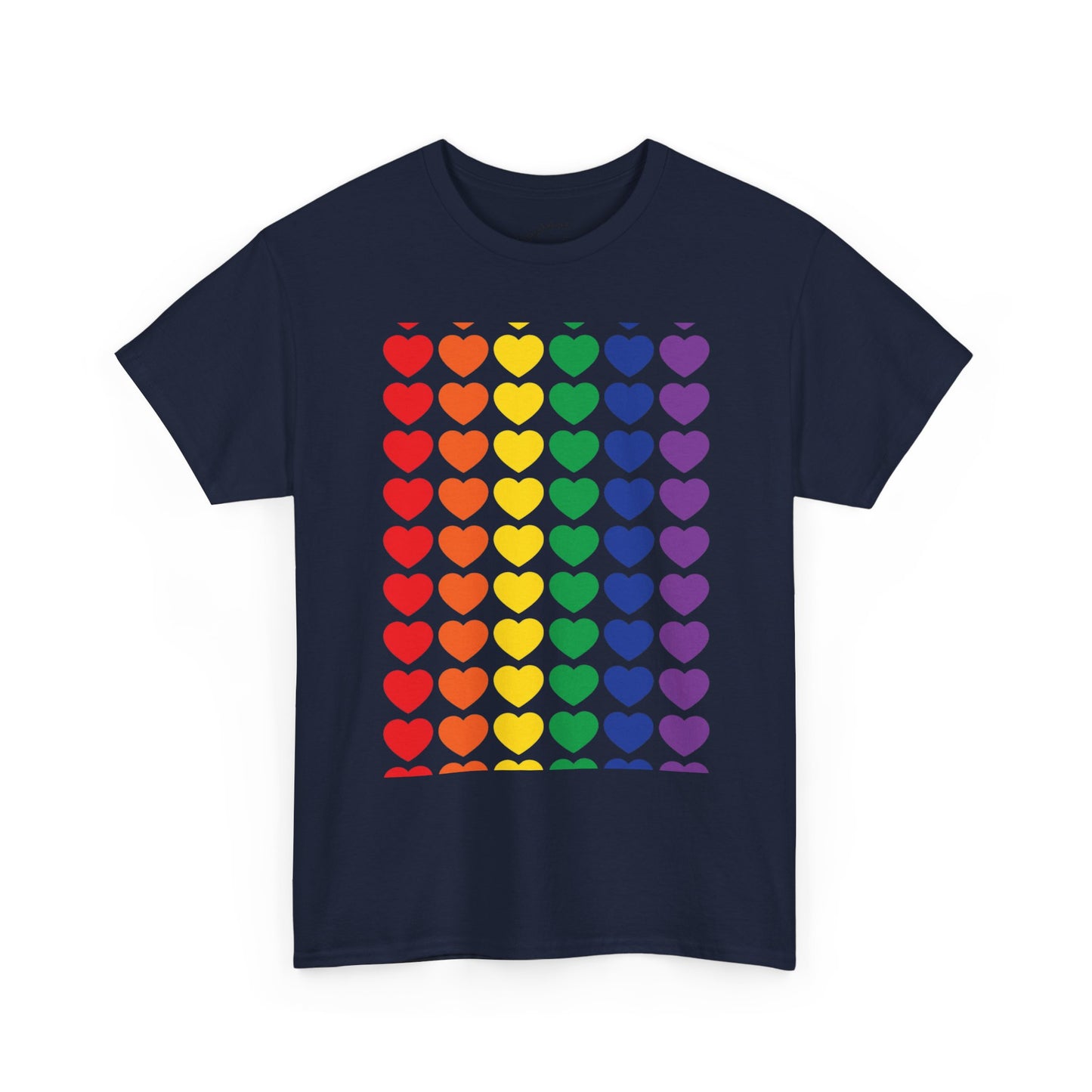 Rainbow Heart T-Shirt | (11 colors)