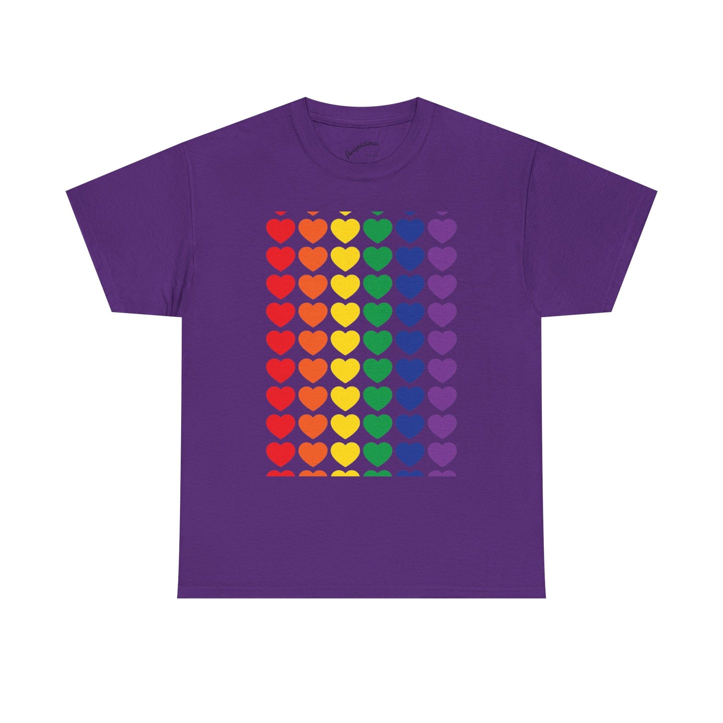 Rainbow Heart T-Shirt | (11 colors)