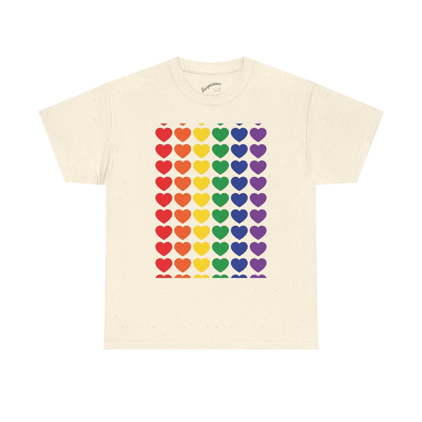 Rainbow Heart T-Shirt | (11 colors)