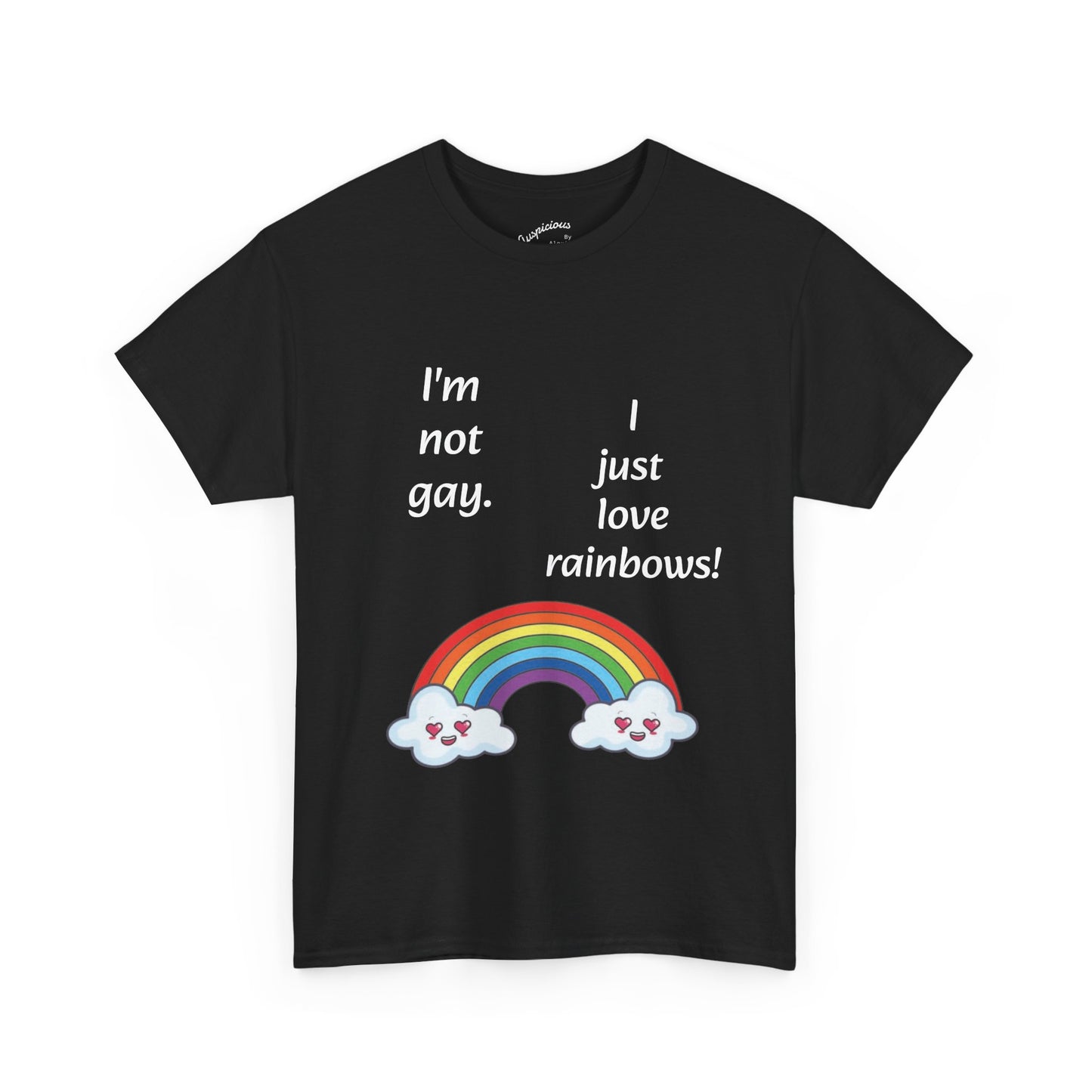 Rainbow T-shirt - "I'm not gay" | (2 colors)