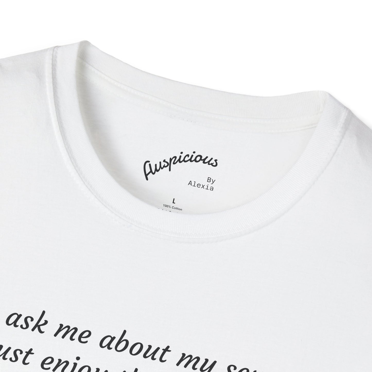 Rainbow Hearts T-Shirt — "Don’t ask me" | (2 colors)