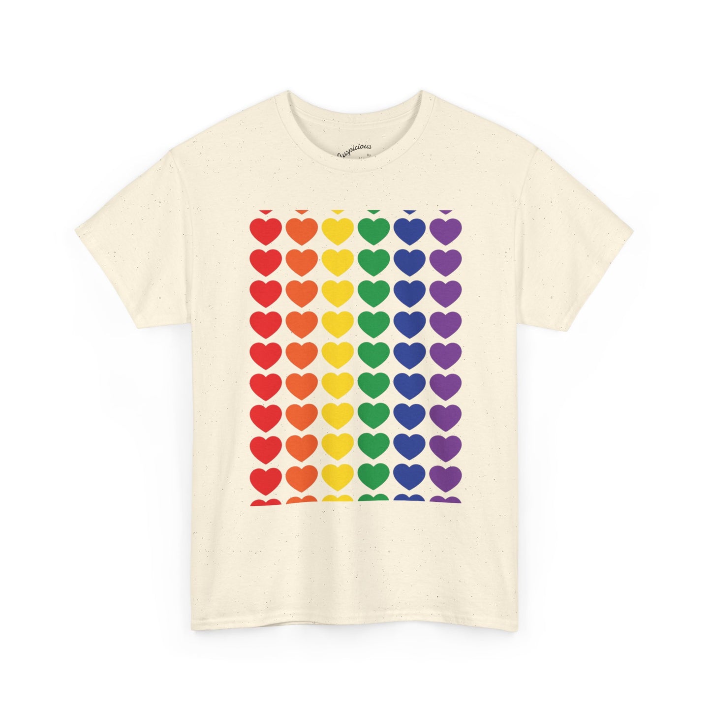 Rainbow Heart T-Shirt | (11 colors)