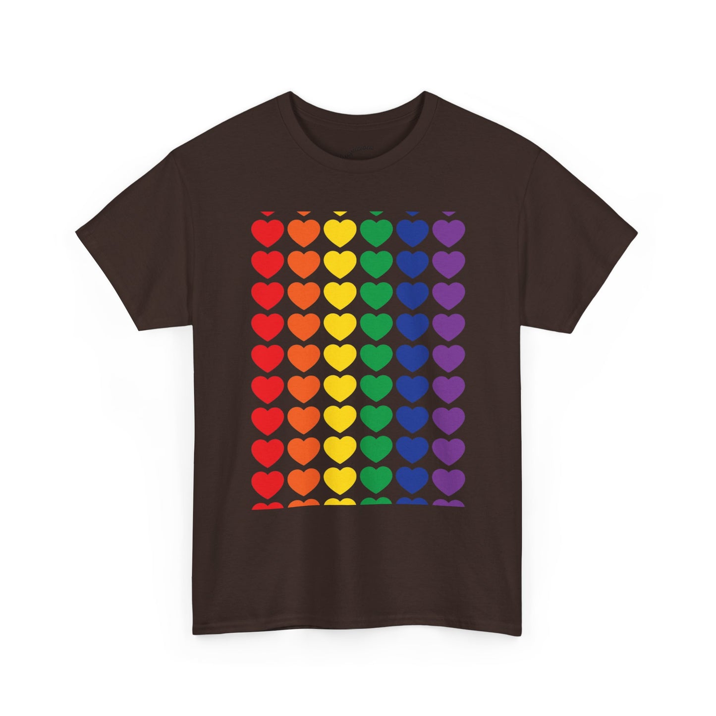 Rainbow Heart T-Shirt | (11 colors)