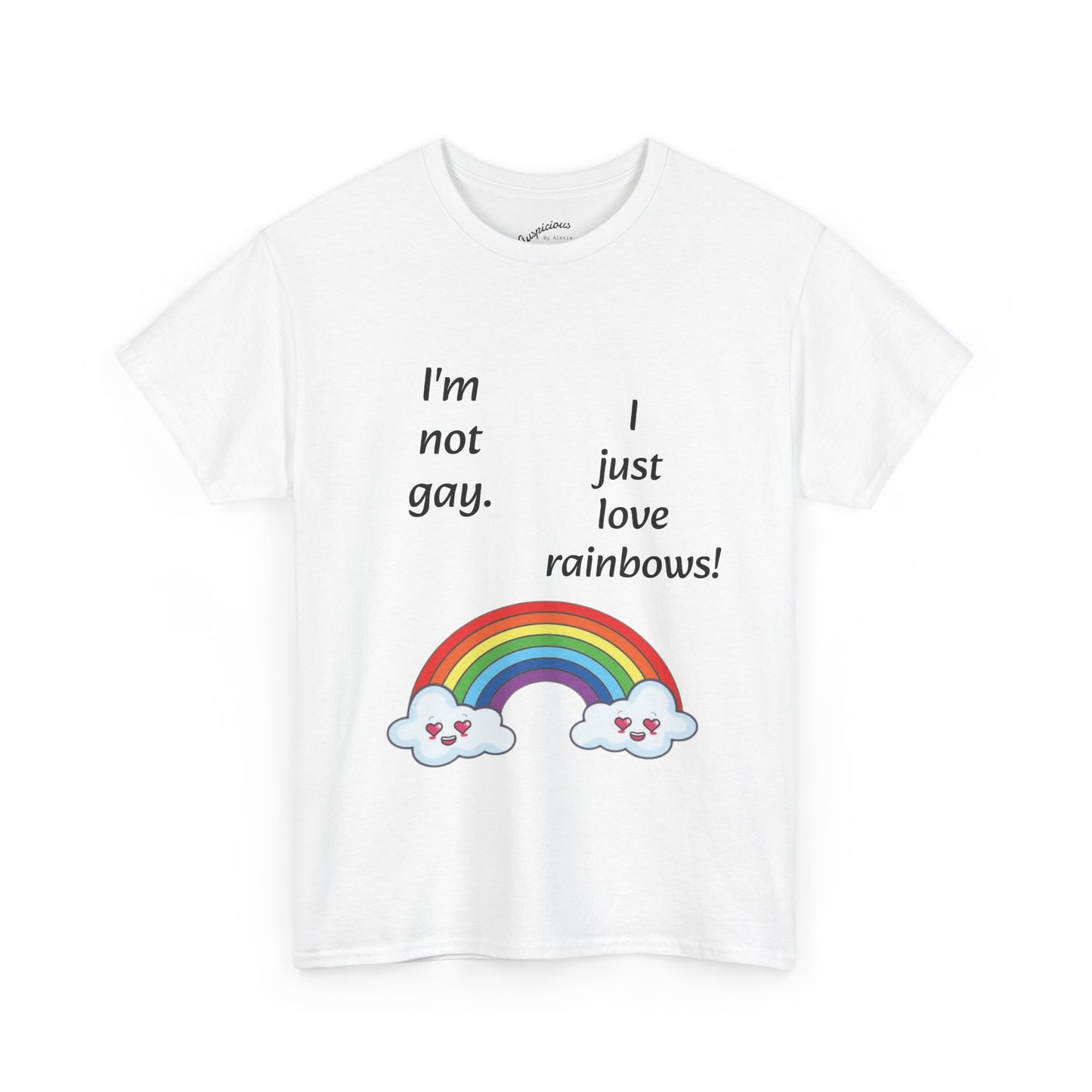Rainbow T-shirt - "I'm not gay" | (2 colors)