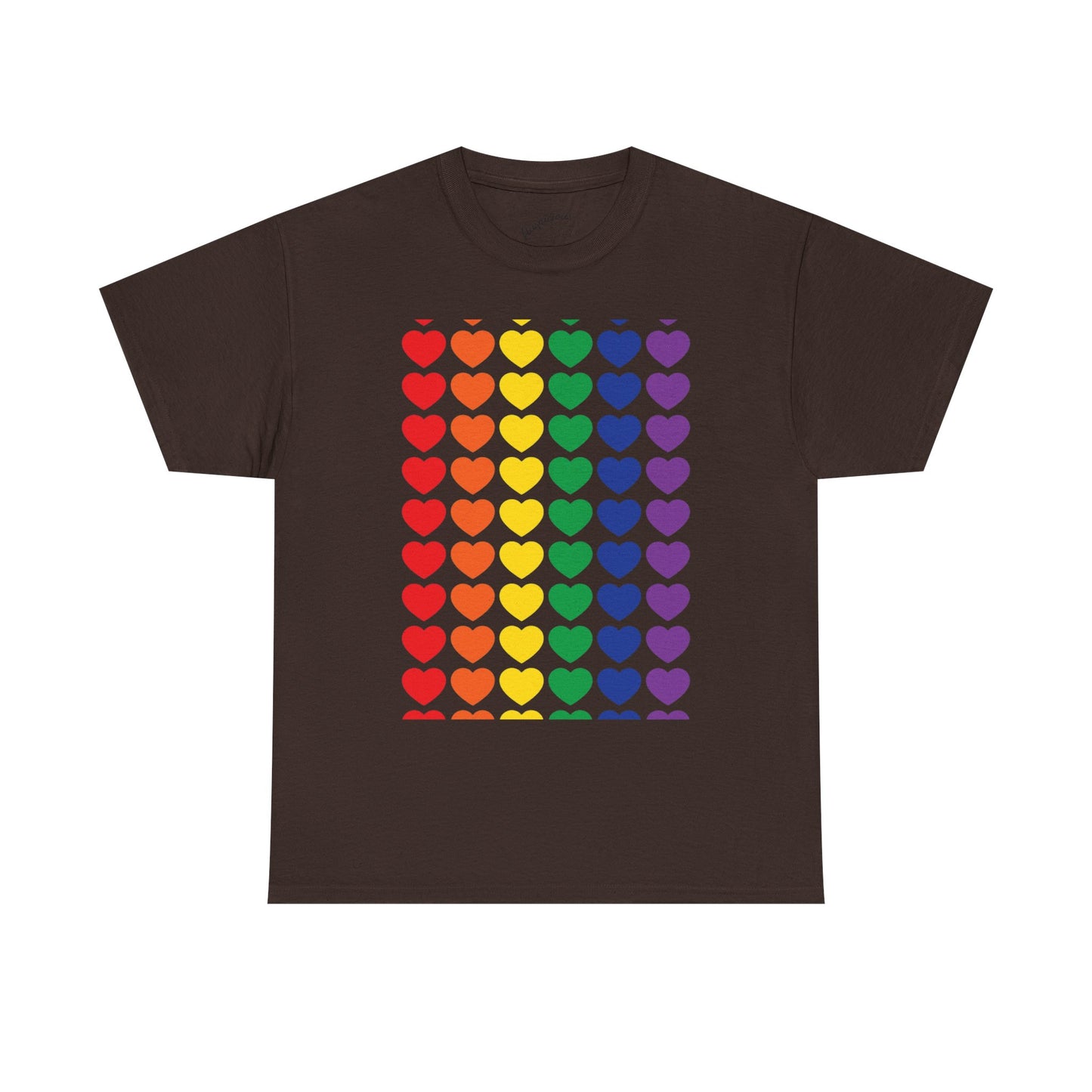 Rainbow Heart T-Shirt | (11 colors)