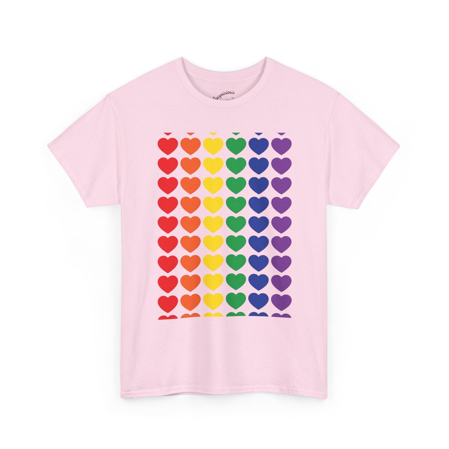 Rainbow Heart T-Shirt | (11 colors)