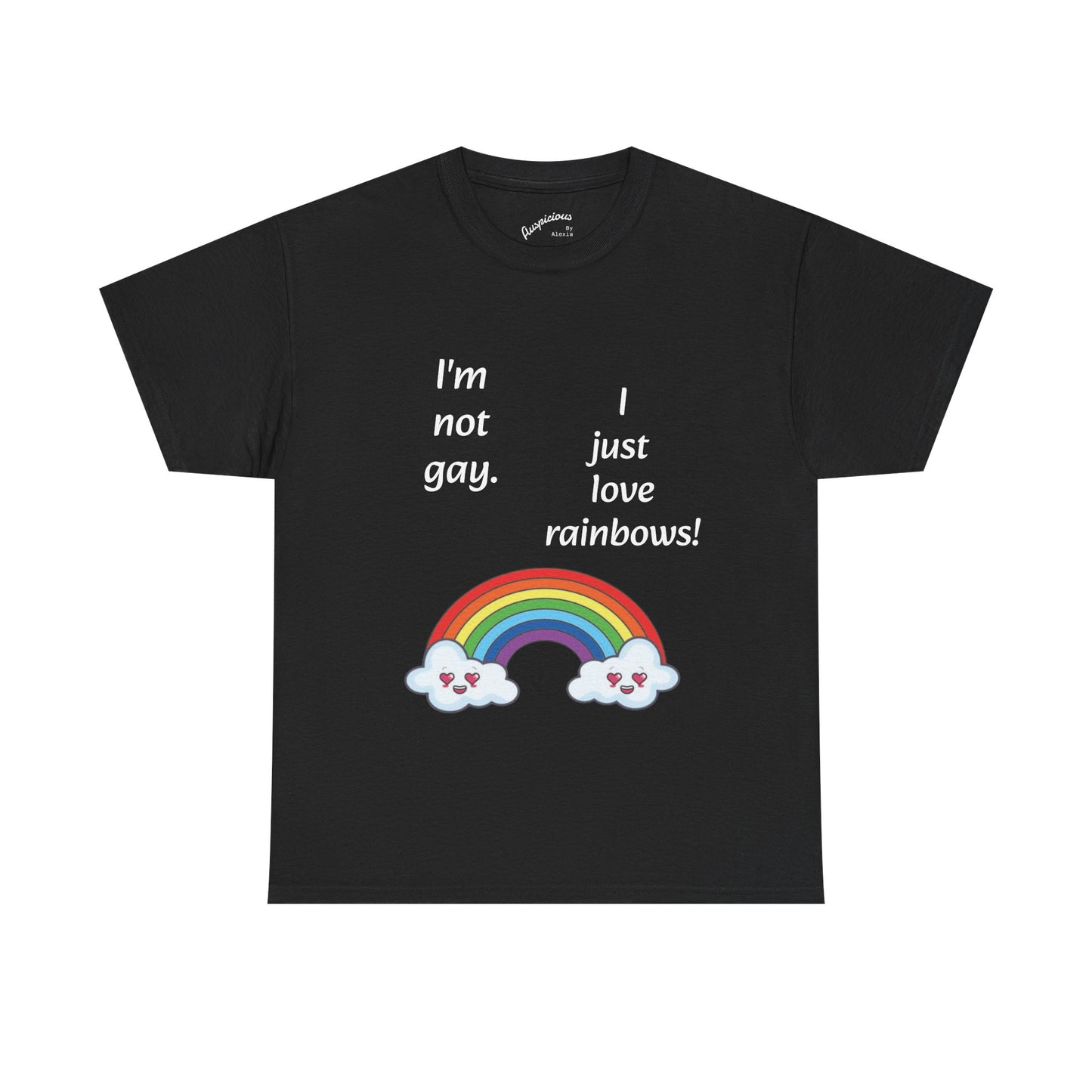 Rainbow T-shirt - "I'm not gay" | (2 colors)