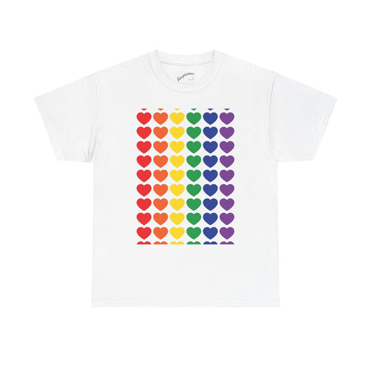 Rainbow Heart T-Shirt | (11 colors)